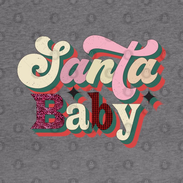 Santa Baby Vintage Christmas by JDVNart